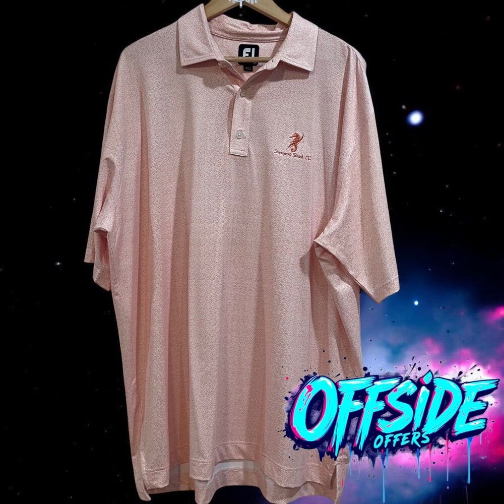 Newport Beach Country Club  Footjoy Mens Performance Golf Polo 2XL